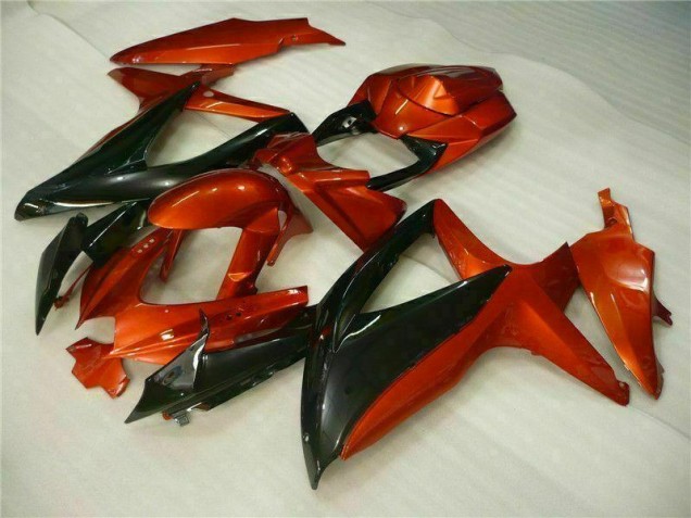 ABS Plastica Moto GSXR 600 / 750 K8 08-10 - Rosso Nero ABS Plastica Moto GSXR 600 / 750 K8 08-10 - Rosso Nero
