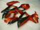 ABS Plastica Moto GSXR 600 / 750 K8 08-10 - Rosso Nero ABS Plastica Moto GSXR 600 / 750 K8 08-10 - Rosso Nero