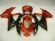 ABS Plastica Moto GSXR 600 / 750 K8 08-10 - Rosso Nero ABS Plastica Moto GSXR 600 / 750 K8 08-10 - Rosso Nero