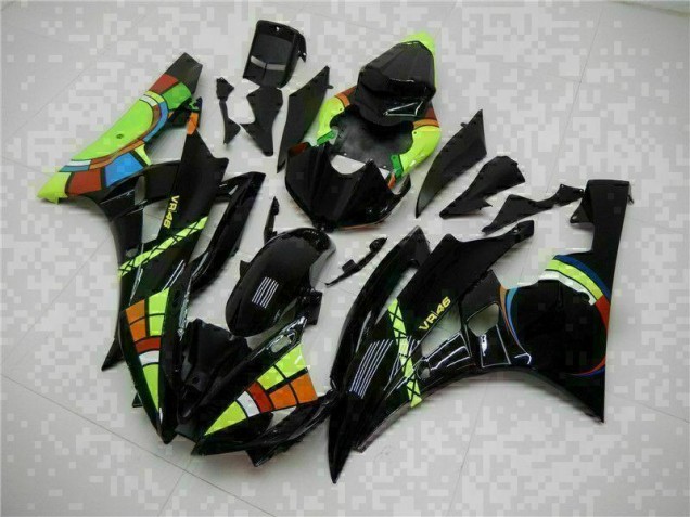 ABS Plastica Moto R6 06-07 - Nero ABS Plastica Moto R6 06-07 - Nero