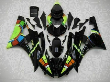 ABS Plastica Moto R6 06-07 - Nero
