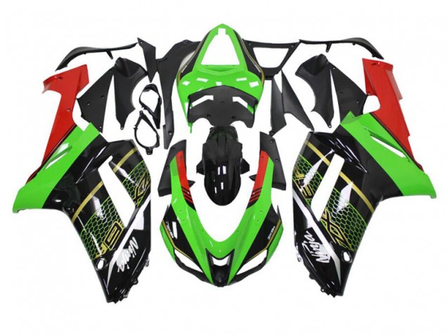 ABS Plastica Moto ZX6R 07-08 - Verde Nero ABS Plastica Moto ZX6R 07-08 - Verde Nero