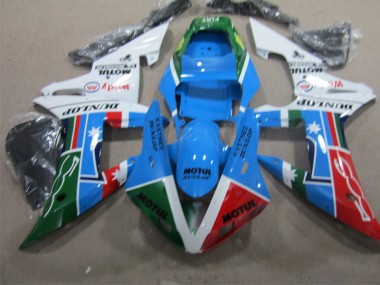 Carena Moto CBR 1000 RR 04-05 - Blu Rosso Verde Motul