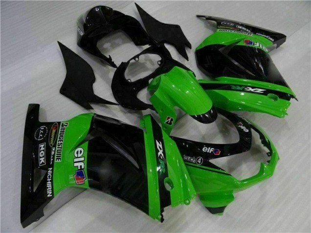 Carena Moto EX250 08-12 - Nero Verde Carena Moto EX250 08-12 - Nero Verde