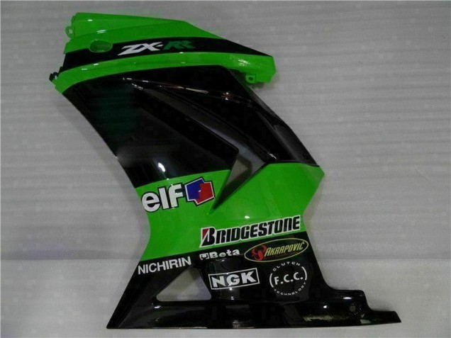 Carena Moto EX250 08-12 - Nero Verde Carena Moto EX250 08-12 - Nero Verde