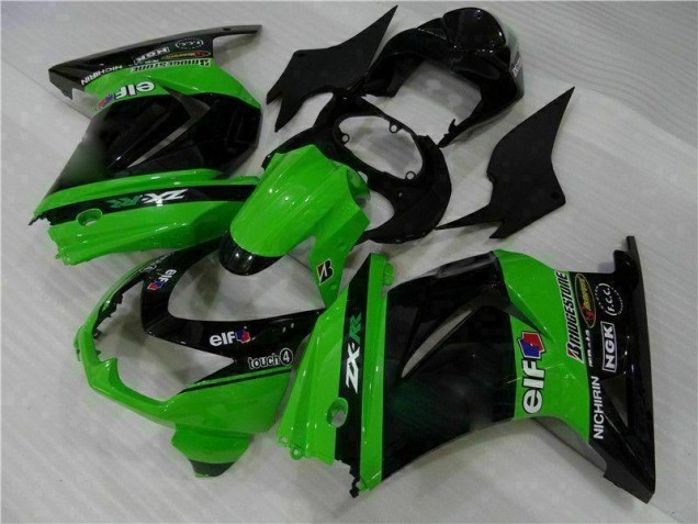 Carena Moto EX250 08-12 - Nero Verde Carena Moto EX250 08-12 - Nero Verde