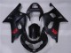Carena Moto GSXR 600 / 750 K1 K2 K3 01-03 - Nero