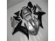 Carena Moto R1 02-03 - Argento Nero
