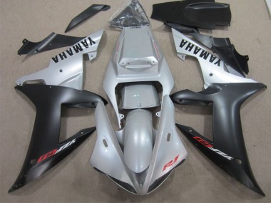 Carena Moto R1 02-03 - Argento Nero