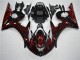 Carena Moto R6 03-05 - Nero Rosso Fiamma Carena Moto R6 03-05 - Nero Rosso Fiamma