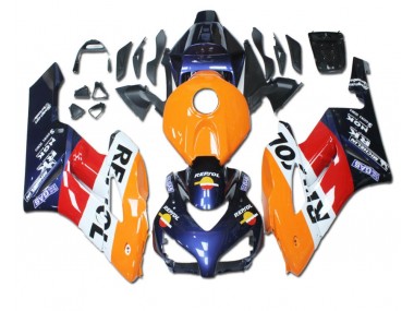 Carene Moto CBR 1000 RR 04-05 - Arancia Rosso Blu Repsol
