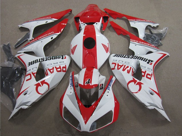 Carene Moto CBR 1000 RR 06-07 - Bianco Rosso PRAMAC Carene Moto CBR 1000 RR 06-07 - Bianco Rosso PRAMAC