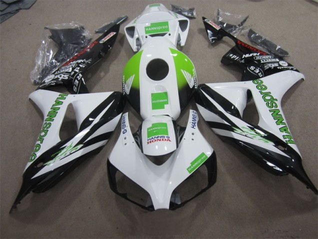 Carene Moto CBR 1000 RR 06-07 - Bianco Verde Hannspree