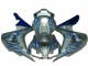 Carene Moto CBR 1000 RR 06-07 - Blu Fiamma Argento