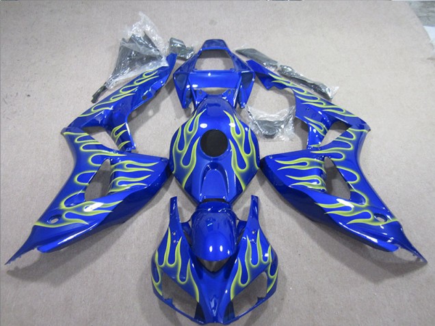 Carene Moto CBR 1000 RR 06-07 - Blu Verde Fiamma Carene Moto CBR 1000 RR 06-07 - Blu Verde Fiamma
