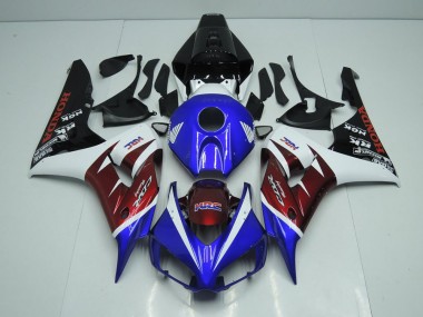 Carene Moto CBR 1000 RR 06-07 - Borgogna & Blu