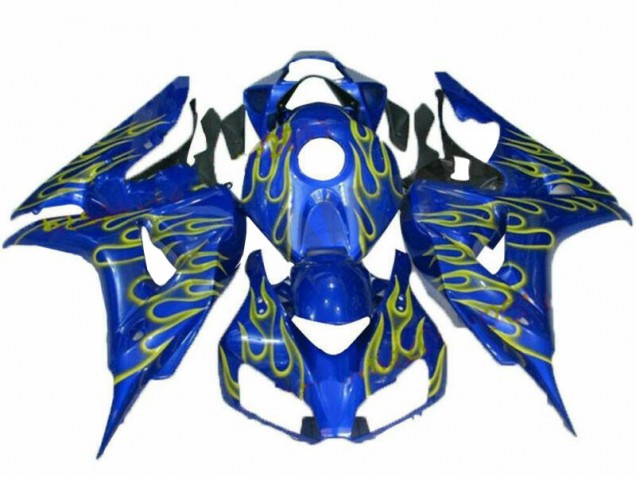 Carene Moto CBR 1000 RR 06-07 - Giallo Fiamma Blu Carene Moto CBR 1000 RR 06-07 - Giallo Fiamma Blu
