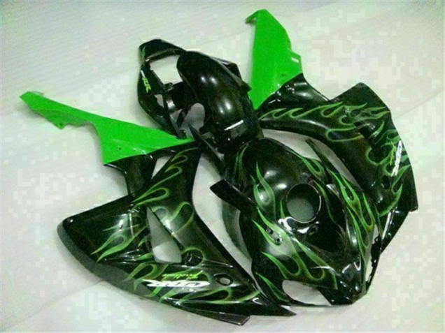 Carene Moto CBR 1000 RR 06-07 - Verde Fiamma Nero Carene Moto CBR 1000 RR 06-07 - Verde Fiamma Nero