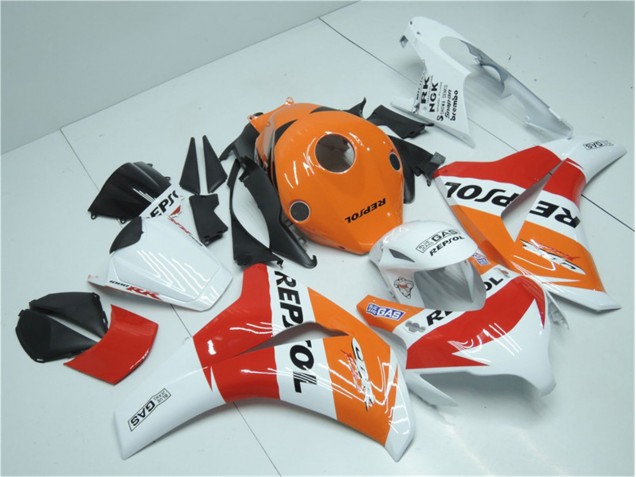 Carene Moto CBR 1000 RR 08-11 - Arancia Bianco Rosso Repsol Carene Moto CBR 1000 RR 08-11 - Arancia Bianco Rosso Repsol
