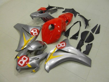 Carene Moto CBR 1000 RR 08-11 - Argento Rosso 8