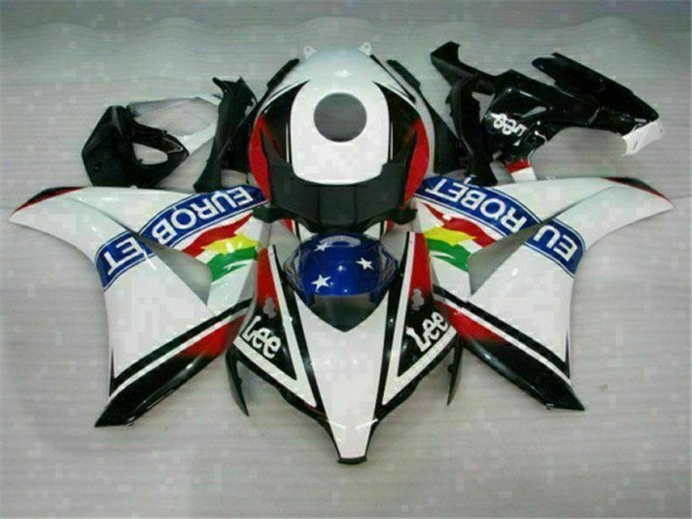 Carene Moto CBR 1000 RR 08-11 - Bianco Blu Rosso Eurobet Lee Carene Moto CBR 1000 RR 08-11 - Bianco Blu Rosso Eurobet Lee