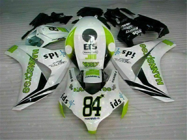 Carene Moto CBR 1000 RR 08-11 - Bianco Verde Hannspree 84