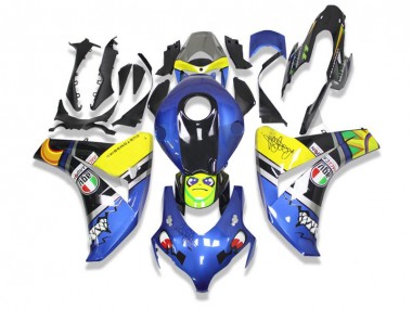 Carene Moto CBR 1000 RR 08-11 - Blu Squalo