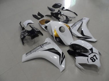 Carene Moto CBR 1000 RR 08-11 - Nero & Bianco & Oro