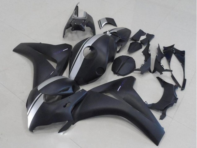 Carene Moto CBR 1000 RR 08-11 - Nero Opaco & Argento Carene Moto CBR 1000 RR 08-11 - Nero Opaco & Argento