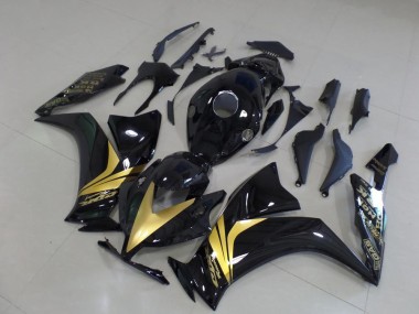 Carene Moto CBR 1000 RR 12-16 - Lucido Nero Oro Adesivo