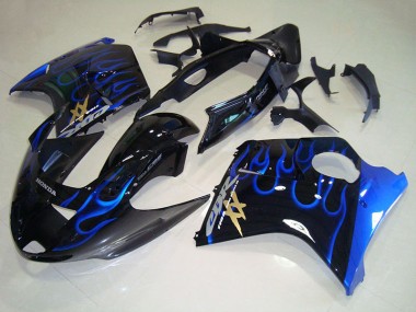 Carene Moto CBR 1100 XX Blackbird 96-07 - Nero Blu Fiamma
