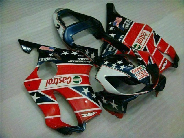 Carene Moto CBR 600 F4i 01-03 - Rosso Bianco Blu Castrol Cycle World Carene Moto CBR 600 F4i 01-03 - Rosso Bianco Blu Castrol Cycle World