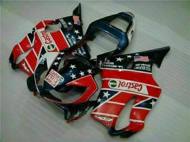 Carene Moto CBR 600 F4i 01-03 - Rosso Bianco Blu Castrol Cycle World Carene Moto CBR 600 F4i 01-03 - Rosso Bianco Blu Castrol Cycle World