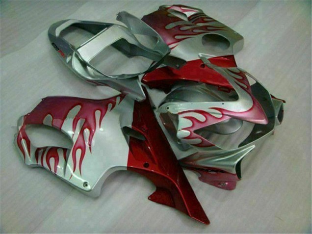 Carene Moto CBR 600 F4i 01-03 - Rosso Fiamma Argento Carene Moto CBR 600 F4i 01-03 - Rosso Fiamma Argento