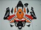 Carene Moto CBR 600 RR 03-04 - Arancia Rosso Nero Repsol