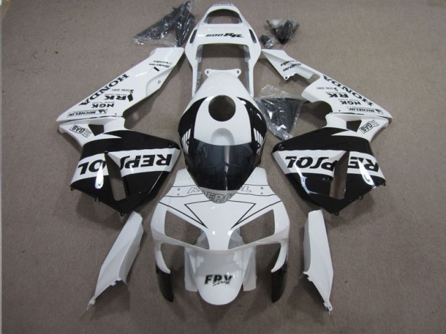 Carene Moto CBR 600 RR 03-04 - Bianco Nero Repsol Carene Moto CBR 600 RR 03-04 - Bianco Nero Repsol