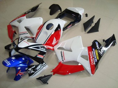 Carene Moto CBR 600 RR 03-04 - Bianco Nero Rosso Lee