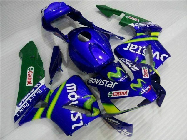 Carene Moto CBR 600 RR 03-04 - Blu Verde Movistar Castrol Carene Moto CBR 600 RR 03-04 - Blu Verde Movistar Castrol