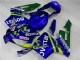 Carene Moto CBR 600 RR 03-04 - Blu Verde Movistar Castrol Carene Moto CBR 600 RR 03-04 - Blu Verde Movistar Castrol