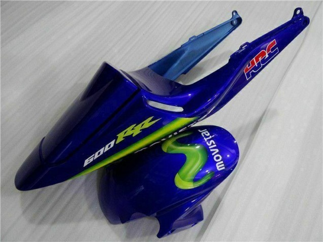 Carene Moto CBR 600 RR 03-04 - Blu Verde Movistar Castrol Carene Moto CBR 600 RR 03-04 - Blu Verde Movistar Castrol