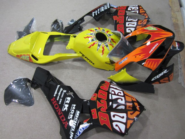 Carene Moto CBR 600 RR 03-04 - Giallo Nero Repsol 46 Carene Moto CBR 600 RR 03-04 - Giallo Nero Repsol 46