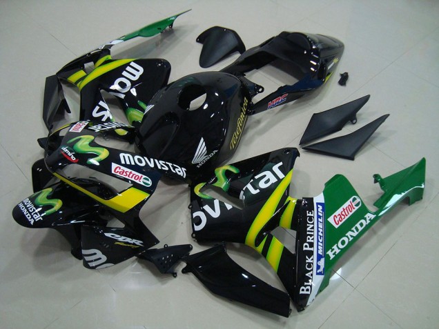 Carene Moto CBR 600 RR 03-04 - Nero Movistar Carene Moto CBR 600 RR 03-04 - Nero Movistar
