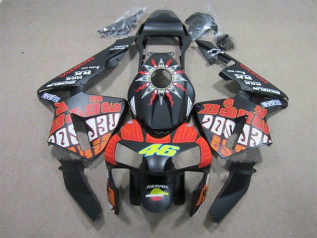 Carene Moto CBR 600 RR 03-04 - Nero Rosso Repsol 46 Carene Moto CBR 600 RR 03-04 - Nero Rosso Repsol 46