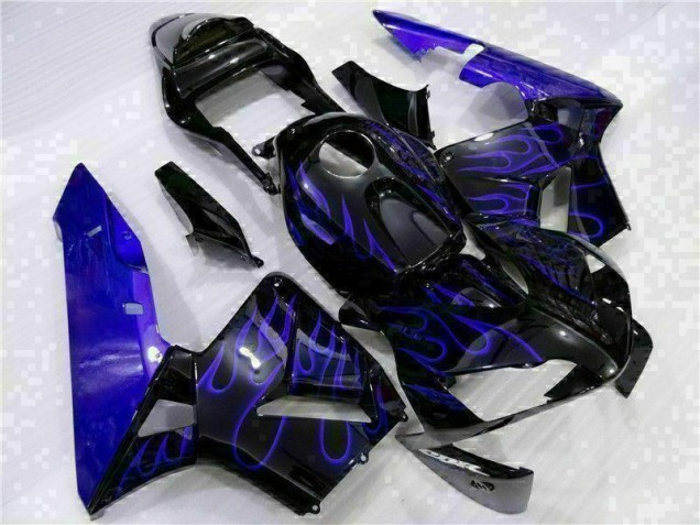 Carene Moto CBR 600 RR 03-04 - Nero con Blu Fiamma Carene Moto CBR 600 RR 03-04 - Nero con Blu Fiamma