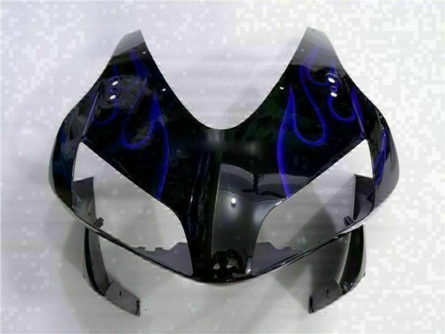 Carene Moto CBR 600 RR 03-04 - Nero con Blu Fiamma Carene Moto CBR 600 RR 03-04 - Nero con Blu Fiamma
