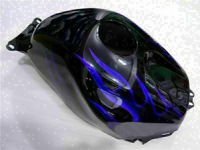 Carene Moto CBR 600 RR 03-04 - Nero con Blu Fiamma Carene Moto CBR 600 RR 03-04 - Nero con Blu Fiamma