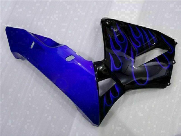 Carene Moto CBR 600 RR 03-04 - Nero con Blu Fiamma Carene Moto CBR 600 RR 03-04 - Nero con Blu Fiamma