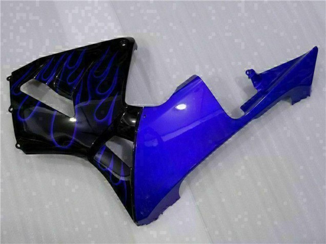 Carene Moto CBR 600 RR 03-04 - Nero con Blu Fiamma Carene Moto CBR 600 RR 03-04 - Nero con Blu Fiamma