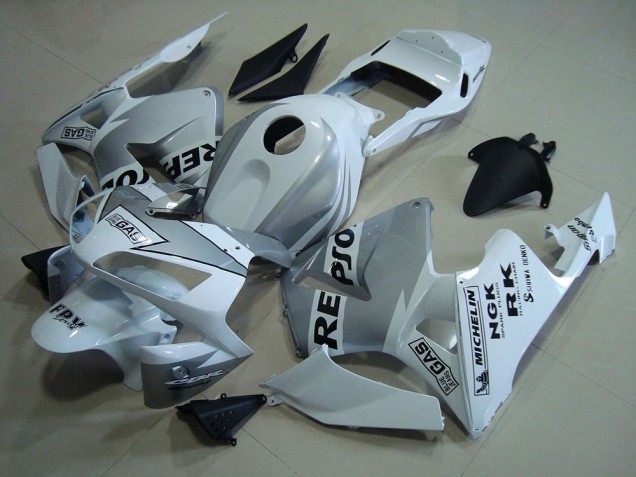 Carene Moto CBR 600 RR 03-04 - Repsol Bianco Argento Carene Moto CBR 600 RR 03-04 - Repsol Bianco Argento