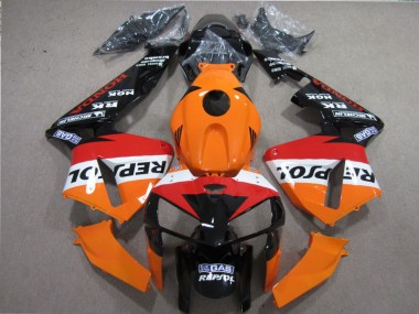 Carene Moto CBR 600 RR 05-06 - Arancia Rosso Nero Repsol
